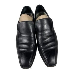 Dolce & Gabbana Men’s Black Leather Slip On Loafers Size 9.